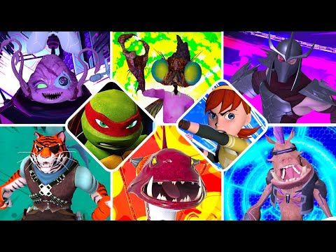Видео: Teenage Mutant Ninja Turtles Arcade: Wrath of the Mutants ВСЕ БОССЫ