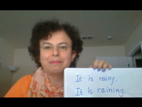 Видео: It is rainy или It is raining - В ЧЕМ РАЗНИЦА? [Английский с Асей]