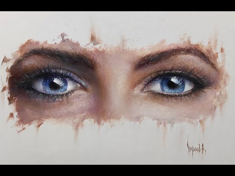 Видео: Рисуем глаза | Художник Чупринов