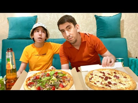 Видео: Мукбанг - Пицца с Ростбифом и Пицца Верона 