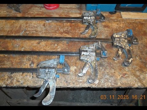 Видео: Как переделать пластиковые Быстрозажимные струбцыны в железные