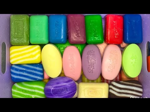 Видео: ASMR 🧼Cutting dry soap 🔪Резка сухого мыла 🩷💚🤎💛💜🩵🤍❤️