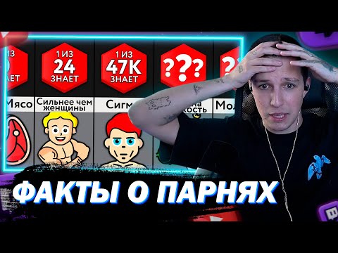 Видео: МАЗЕЛЛОВ СМОТРИТ ФАКТЫ О ПАРНЯХ КОТОРЫЕ ВЫ НЕ ЗНАЛИ | МИР СРАВНЕНИЙ