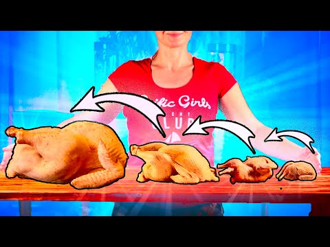 Видео: МЫ ПРИГОТОВИЛИ МЯСНУЮ МАТРЕШКУ ИЗ ПЕРЕПЕЛА, ЦЫПЛЕНКА, БРОЙЛЕРА И ИНДЕЙКИ. SUB ENG ,FR, ESP, 中文