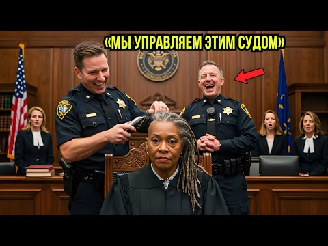 Видео: ПОЛИЦЕЙСКИЕ ОБРИВАЮТ ВОЛОСЫ ЧЕРНОЙ СУДЬЕ, НЕ ЗНАЯ, ЧТО ОНА — СУДЬЯ ПО ИХ ДЕЛУ