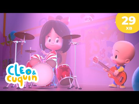 Видео: Клео та Кукiн 🎷 Мій маленький музичний гурт  🎺 Улюблені дитячі мультики 🎬 Cleo & Cuquin