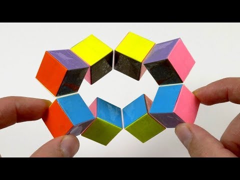Видео: Как сделать из бумаги куб бесконечности