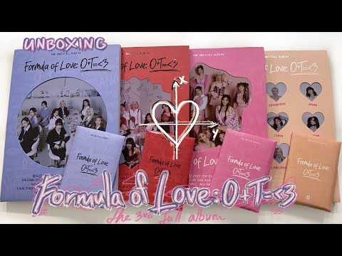 Видео: ✿ распаковка TWICE 'formula of love' ✿ all 4 versions