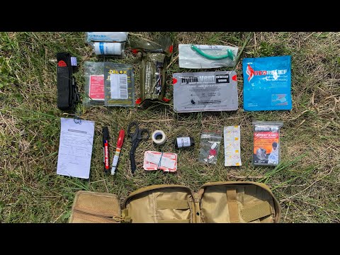 Видео: IFAK (individual first aid kit). Індивідуальна бойова аптечка. #ifak #march #tccc #аптечка