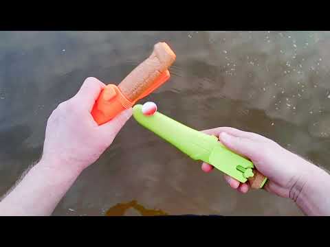 Видео: Плавающие ножи "Morakniv": Floating Serrated Knife и Floating Knife