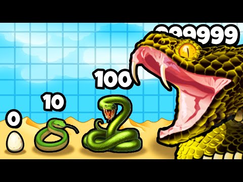 Видео: ЭВОЛЮЦИЯ РАЗМЕРА ЗМЕИ, МАКСИМАЛЬНЫЙ УРОВЕНЬ! | Snake Run Merge