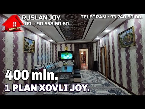 Видео: Урганч туман Чолиш Посёлкасида 1 каватли 570м2. ховли жой 400 млн. Мулжал : Встреча кафе.