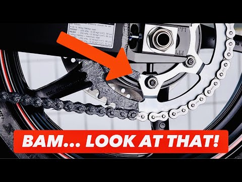 Видео: Как очистить, смазать и отрегулировать цепь мотоцикла за 15 минут! (Демонстрация Yamaha R6)