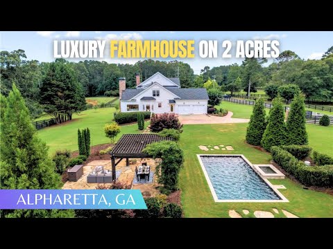 Видео: Закрытый очаровательный полностью отремонтированный роскошный фермерский дом на участке 2 акра с ...