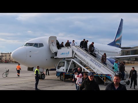 Видео: Boeing 737-700 а/к Якутия | Рейс Анадырь - Магадан