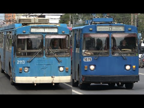 Видео: Самые старые троллейбусы в Рязани! Уходящая эпоха ЗиУ-682