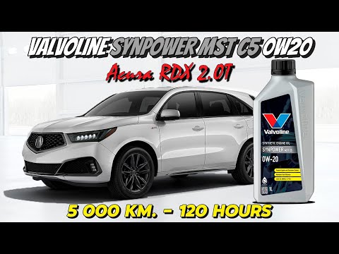 Видео: Valvoline SynPower MST C5 0w20 (отработка из Acura RDX 2.0Т - 5 000 км., 120 моточасов).