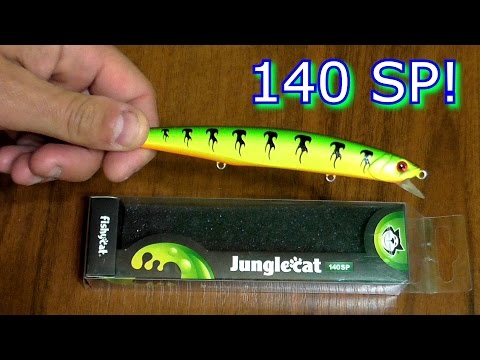 Видео: FISHYCAT JUNGLECAT 140SP - воблер летун!!!