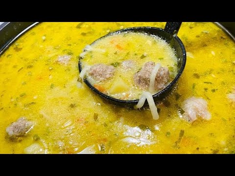 Видео: Супа топчета със застройка за ценители | Meatball Soup Recipe | Суп с фрикадельками Рецепт