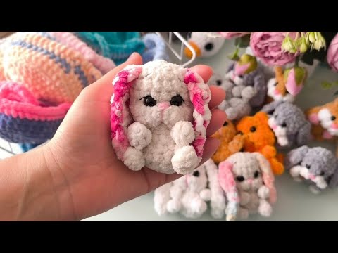 Видео: Навязала много игрушек 🧶 много зайчиков ❤