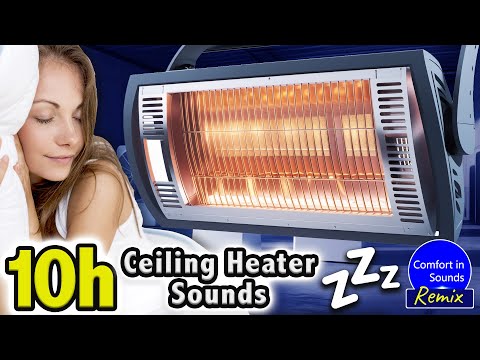 Видео: Звук потолочного обогревателя для глубокого засыпания | Белый шум, снимает стресс и беспокойство