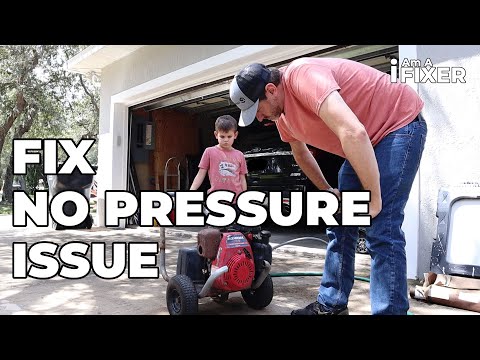 Видео: Устранение проблем с давлением в мойке высокого давления Honda Excell 2600