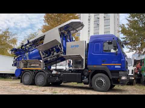 Видео: Комбинированная илососная машина КО-5000 Jurop c системой рециклинга (повторного использования воды)