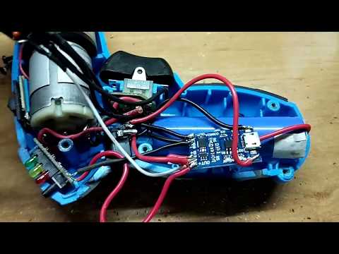 Видео: Переделываем аккумуляторную отвёртку на LIi-on18650