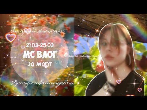 Видео: МС ВЛОГ за МАРТ 🦥/Старый формат ✨/Протекла на мероприятии 🥲