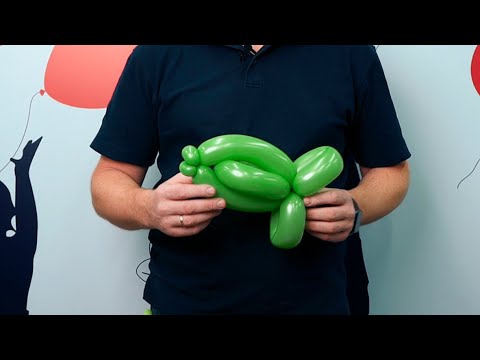 Видео: Рыбка из шаров для моделирования