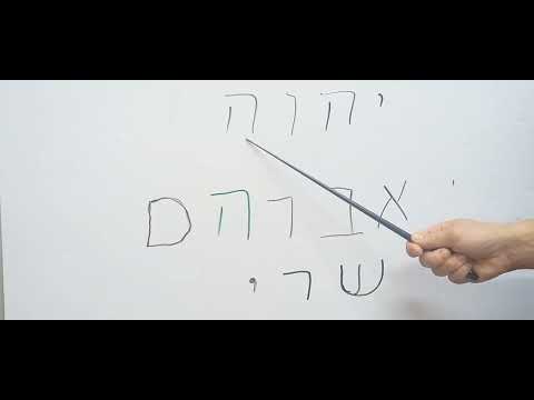 Видео: Алфавит иврита #Хэй #Псалом 118_(Тегилим_119)