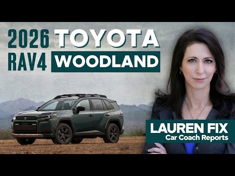 Видео: Бездорожье, городская элегантность: Toyota RAV4 Woodland Trim 2026 года — всё для приключений