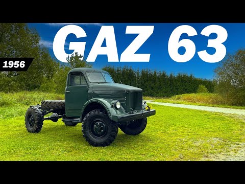 Видео: GAZ 63 4x4 (1956) - Soviet Military Truck - After Restoration - FIRST START - ГАЗ 63 Реставрация