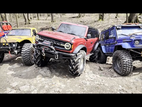 Видео: Ремень CChand на TRX4 Bronco жесткие испытания!! RC crawler трофи в Измайлово 16.04.2023 ч 1