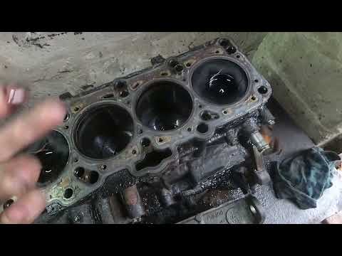 Видео: Разборка дефектовка двигателя VW Caddy 1.9 TDI BSU, часть 1