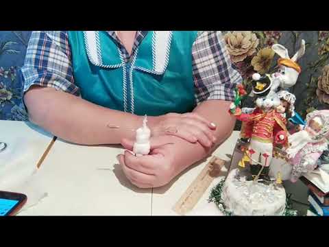 Видео: Ватная Игрушка Кролик из мультика про Вини Пуха.1ч. Rabbit craft.