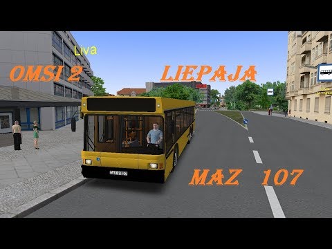 Видео: Тест Драйв и обзор автобуса МАЗ 107 OMSI 2 Liepaja MAP