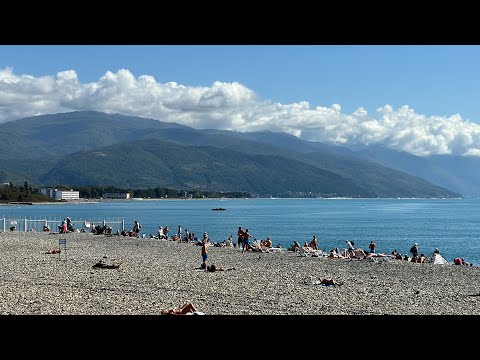 Видео: СОЧИ / Пляж 🏝️ Маяк / Проспект Пушкина / Бархатный сезон