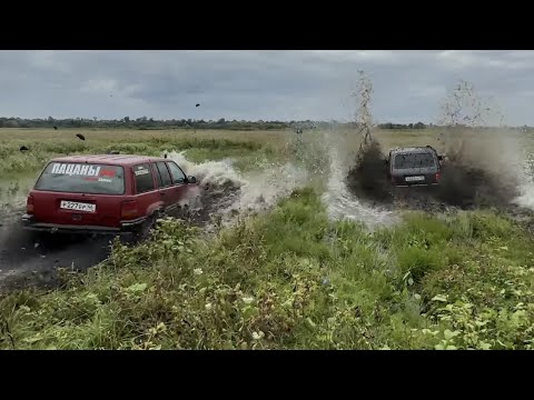 Видео: Заруба на 100000 рублей. Серега против ПАЦАНОВ. НИВА vs Jeep CHEROKKE