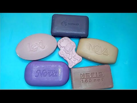 Видео: ASMR cutting purple dry soap💜💜💜 резка сухого фиолетового мыла 💜💜💜