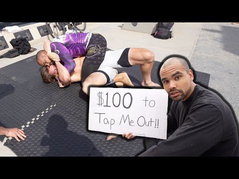 Видео: Раздаю людям по 100 долларов за то, чтобы они меня вырубили в Венис-Бич