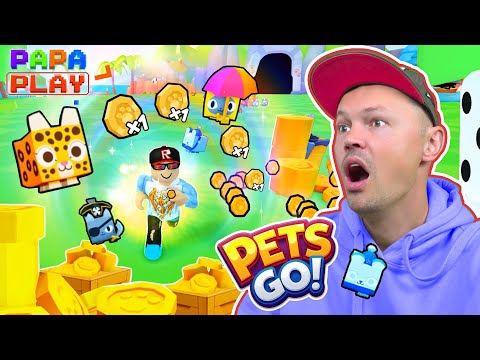 Видео: Прокачиваю питомцев в PETS GO!