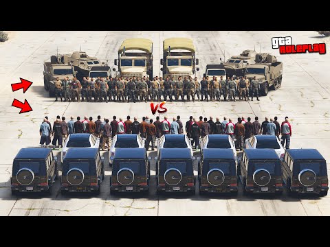 Видео: ПУЛЕМЕТПЕН АРМИЯҒА АТАКА ЖАСАДЫҚ! ✦ СТРЕЛКА 100 VS 100  [GTA V RP]