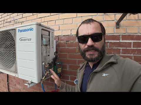 Видео: Утечка фреона в кондиционере: поиск, опрессовка азотом и заправка