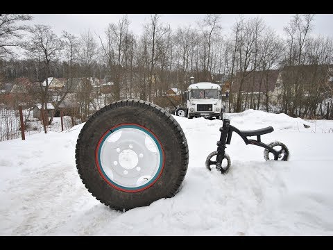 Видео: Специальные колеса для КАВЗ АВТОДОМ 397652!!!