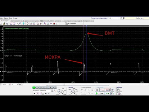 Видео: Как определить угол зажигания с помощью мотортестера Диамаг 2