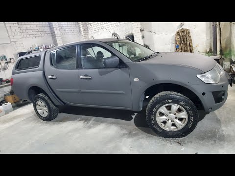 Видео: Mitsubishi L200 - U-Pol Raptor + Шумка + Антикор