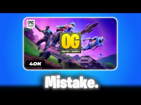 Видео: OG ФОРТНАЙТ БЫЛ ОШИБКОЙ?
