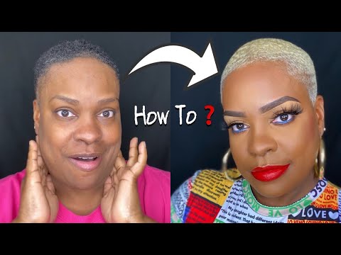 Видео: КАК: Осветлить волосы из черного в платиновый блонд