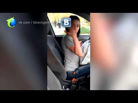 Видео: ДТП пьяная девушка на Тойоте. Место происшествия 14.10.2015